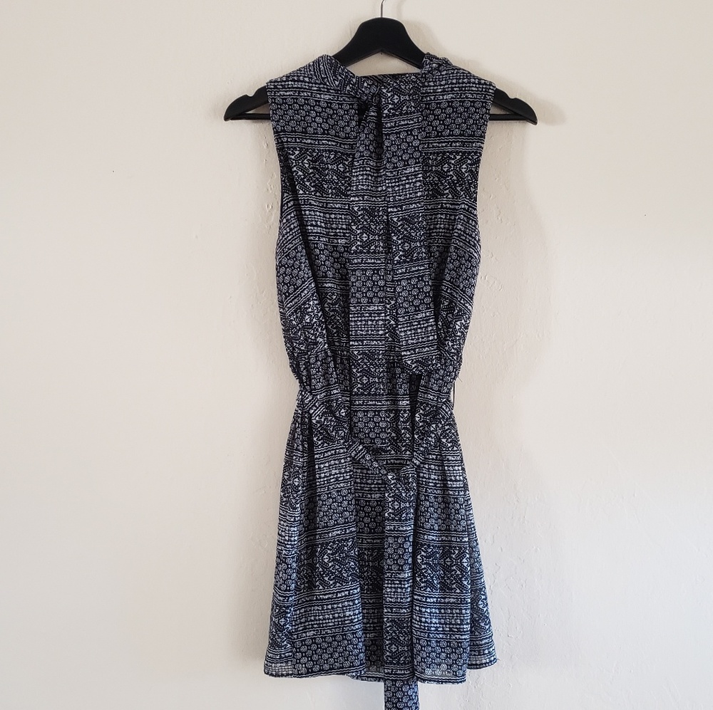 Belted Black Dress